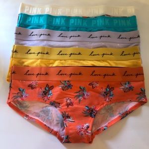 MED SET VS PINK LOGO BOYSHORT PANTIES